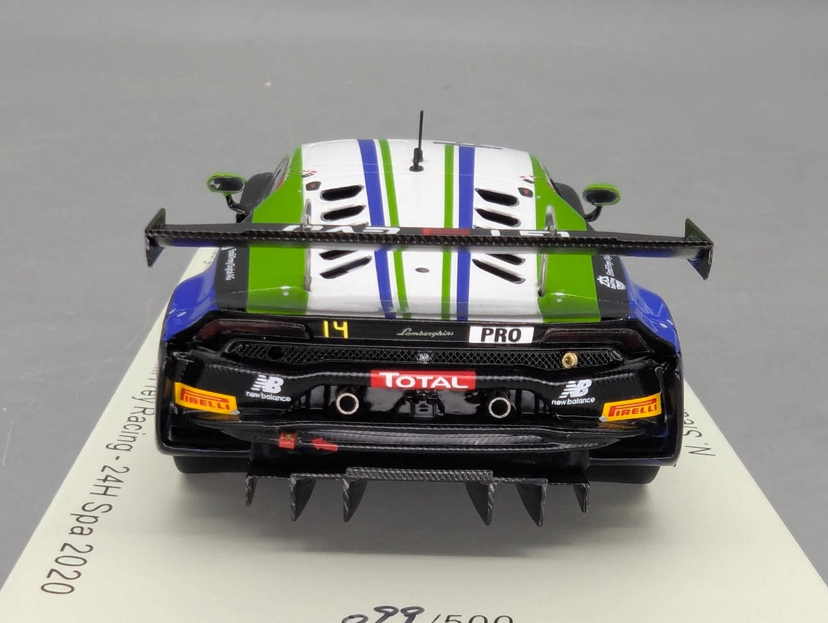 Modellautos 1:43 Spark SB382 Lamborghini Huracan GT3 EVO 24h Spa 2020 #14 OVP