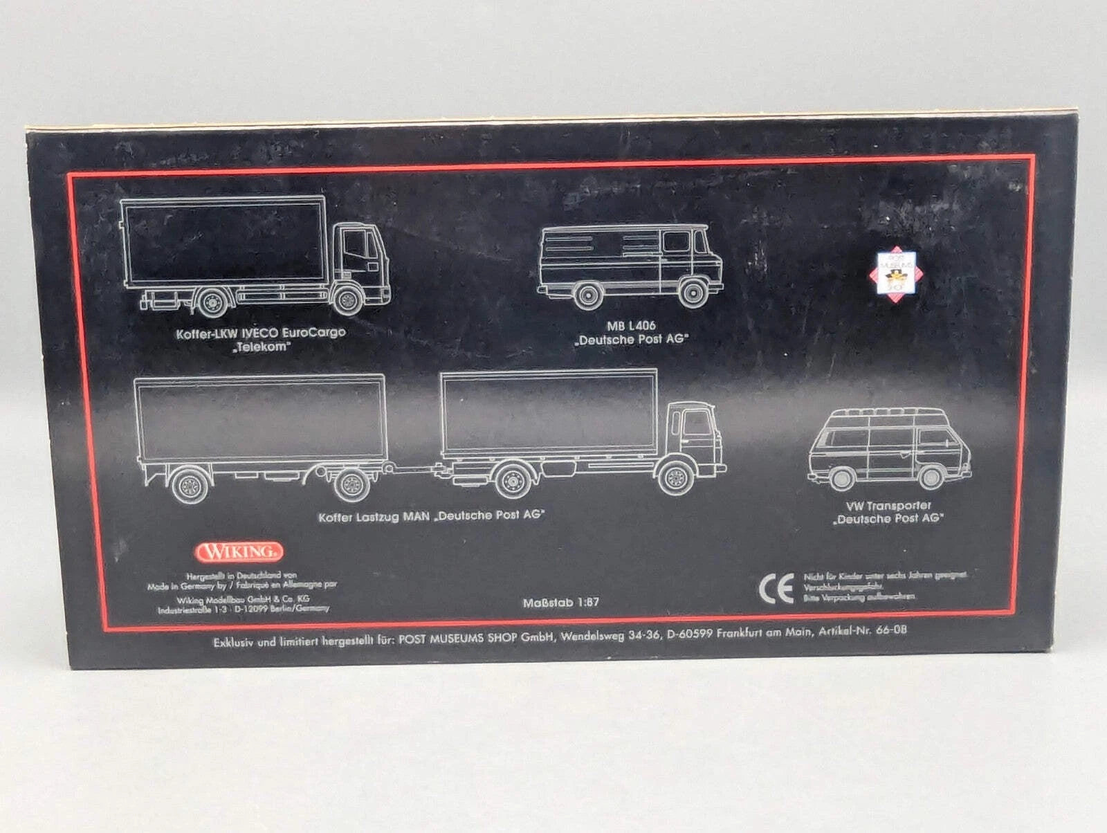 Modellautos HO 1:87 Wiking Post Museum Shop Edition '96 5-tlg Set mit OVP