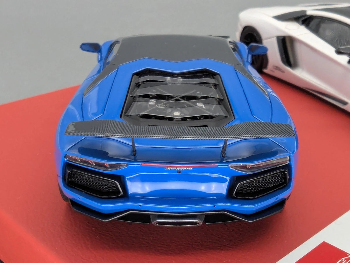 Eidolon Make Up 1:43 Lamborghini Aventador LP760-2 Blau und Weiß 2tlg Set OVP