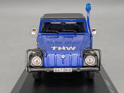 Modellautos 1:43 Minichamps Volkswagen VW 181 THW 1969 Blau mit OVP