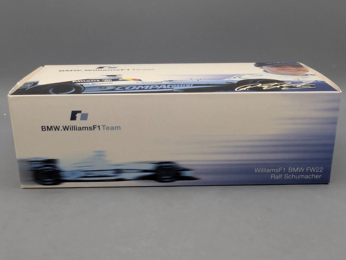 Modellautos 1:18 Minichamps Williams BMW F1 FW22 2000 #9 R Schumacher Dealer OVP