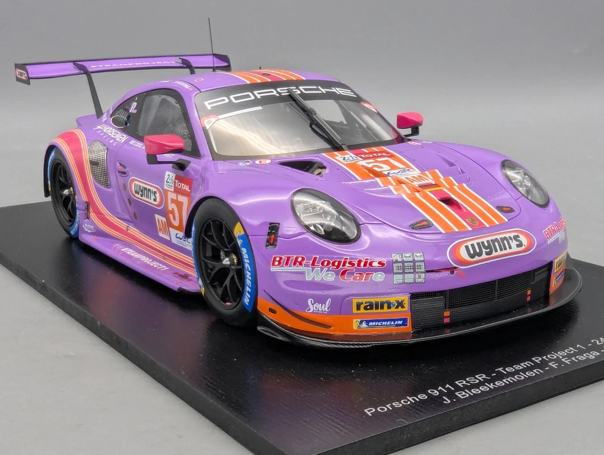 Modellautos 1:18 Spark Porsche 911 RSR 24h Le Mans 2020 #57 mit OVP