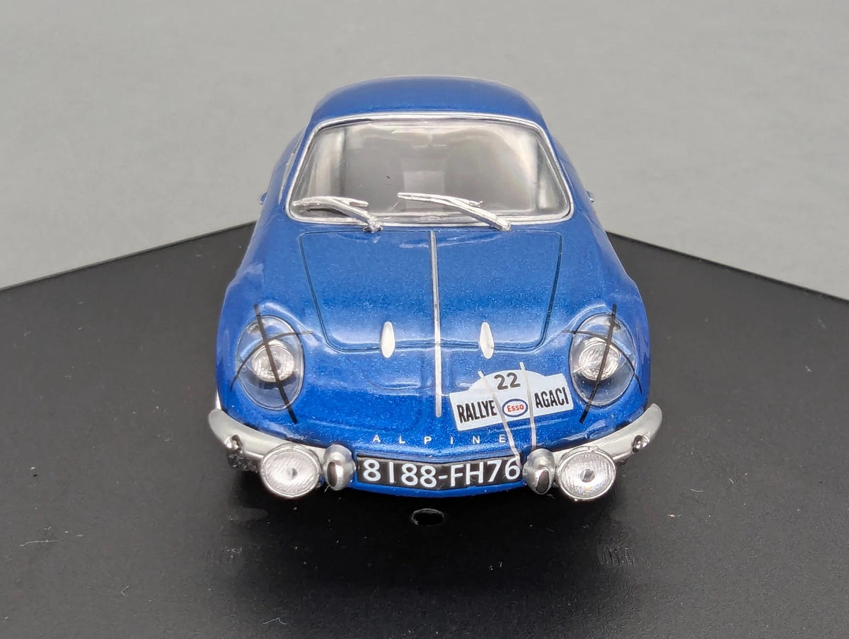 Modellautos 1:43 Trofeu Alpine A110 1600 S Rallye AGACI 1972 #22 mit Vitrine