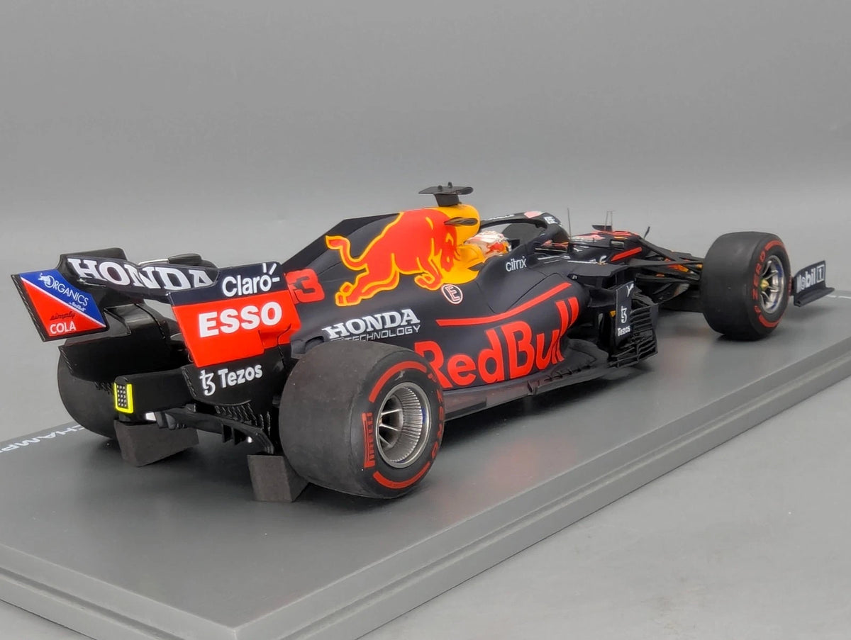 Modellautos 1:18 Spark Honda Red Bull RB16B WINNER Abu D 2021 #33 Verstappen OVP