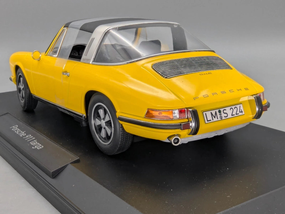 Modellautos 1:18 Norev Porsche 911 E Targa 1969 Gelb mit OVP