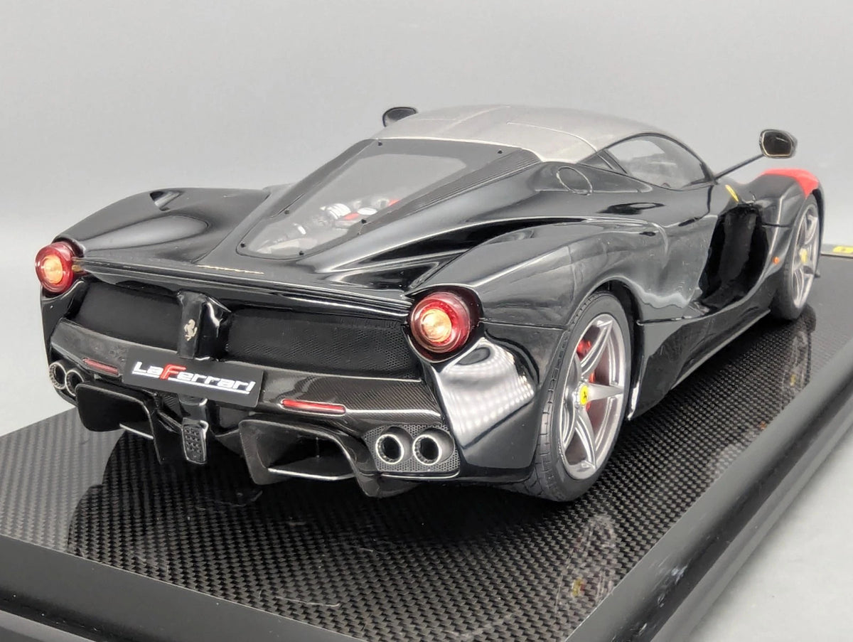 Modellautos 1:12 Amalgam Ferrari La Ferrari Ltd #01/10 Schwarz Zertifikat OVP