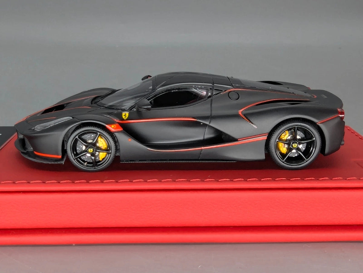 Modellautos 1:43 BBR Deluxe Calsito Ferrari LaFerrari Black Matt Ltd 10/28 OVP