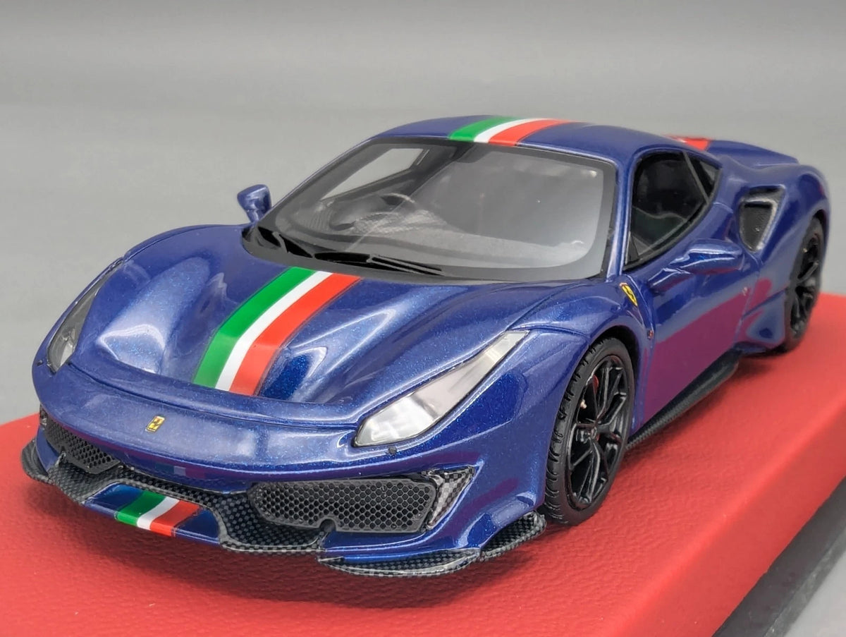 Modellautos 1:43 BBR Concept43 Ferrari 488 Pista RHD Blu TdF Ltd 01/20 OVP