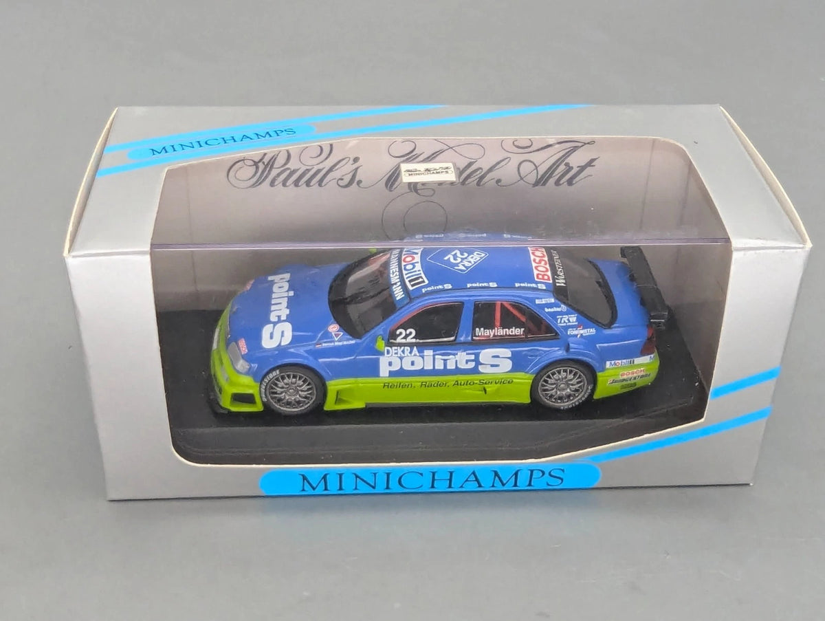 Modellautos 1:43 Minichamps Mercedes Benz C Klasse DTM 1996 #22 Mayländer OVP