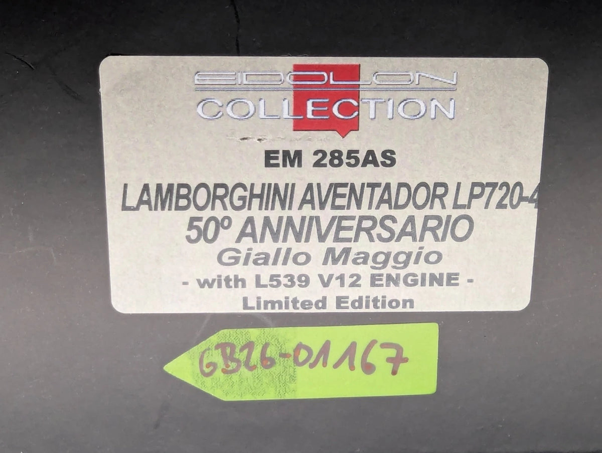 Eidolon Make Up 1:43 Lamborghini Aventador LP720-4 50. Annivers. Engine Set OVP
