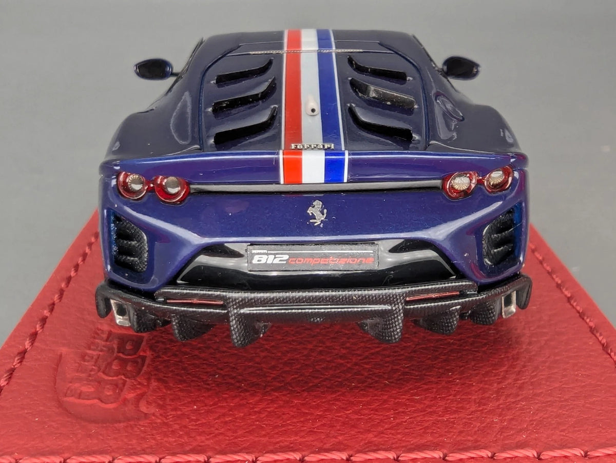 Modellautos 1:43 BBR Deluxe Calsito Ferrari 812 Competizione Blue Ltd 02/30 OVP