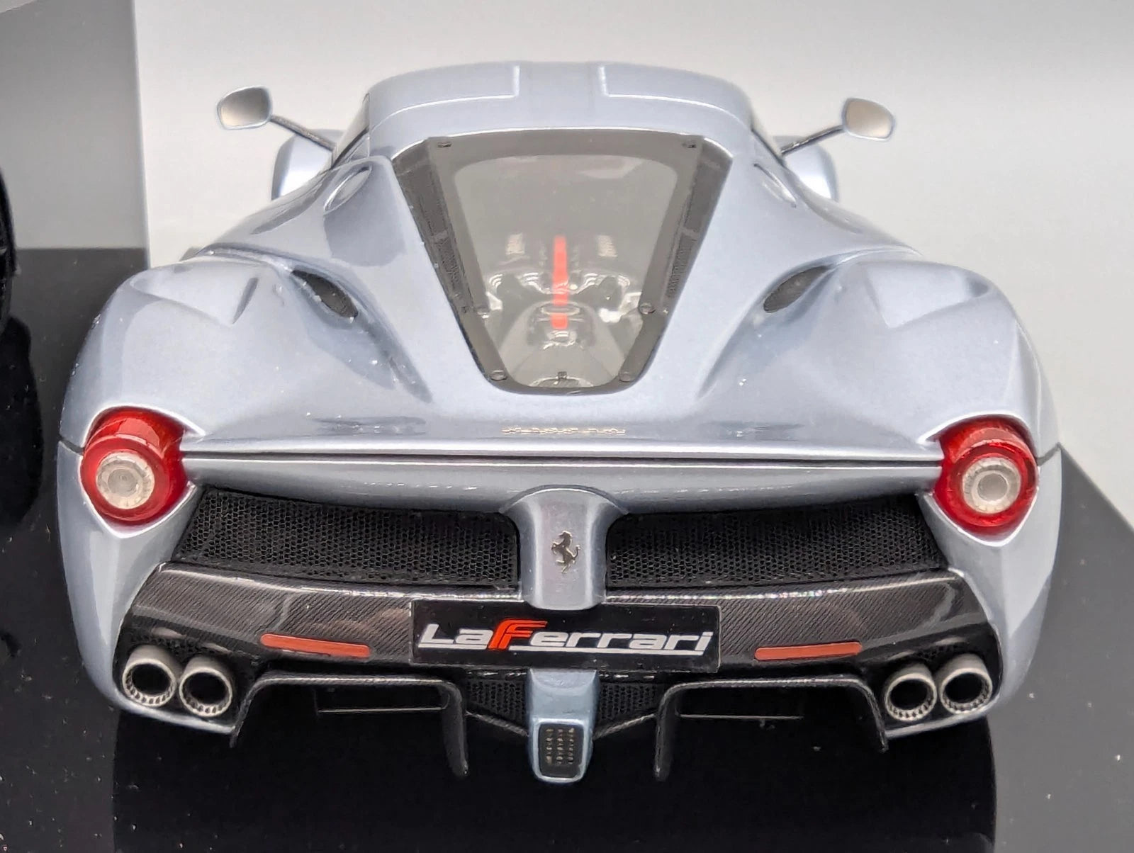 Modellautos 1:18 BBR Ferrari LaFerrari 2013 Silver Alloy Lt 03/10 OVP