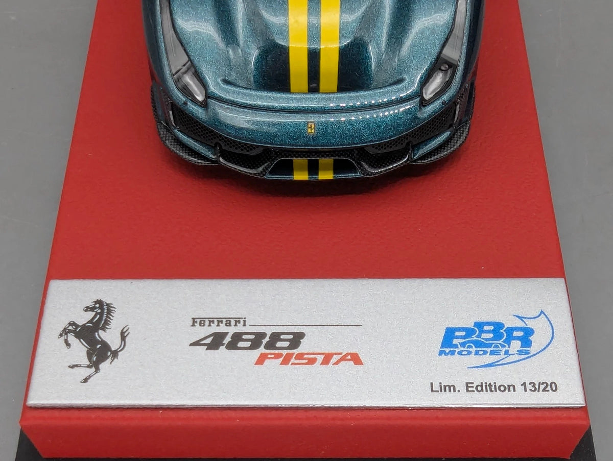 Modellautos 1:43 BBR Concept43 Ferrari 488 Pista LHD Verde Scuro Ltd 01/20 OVP