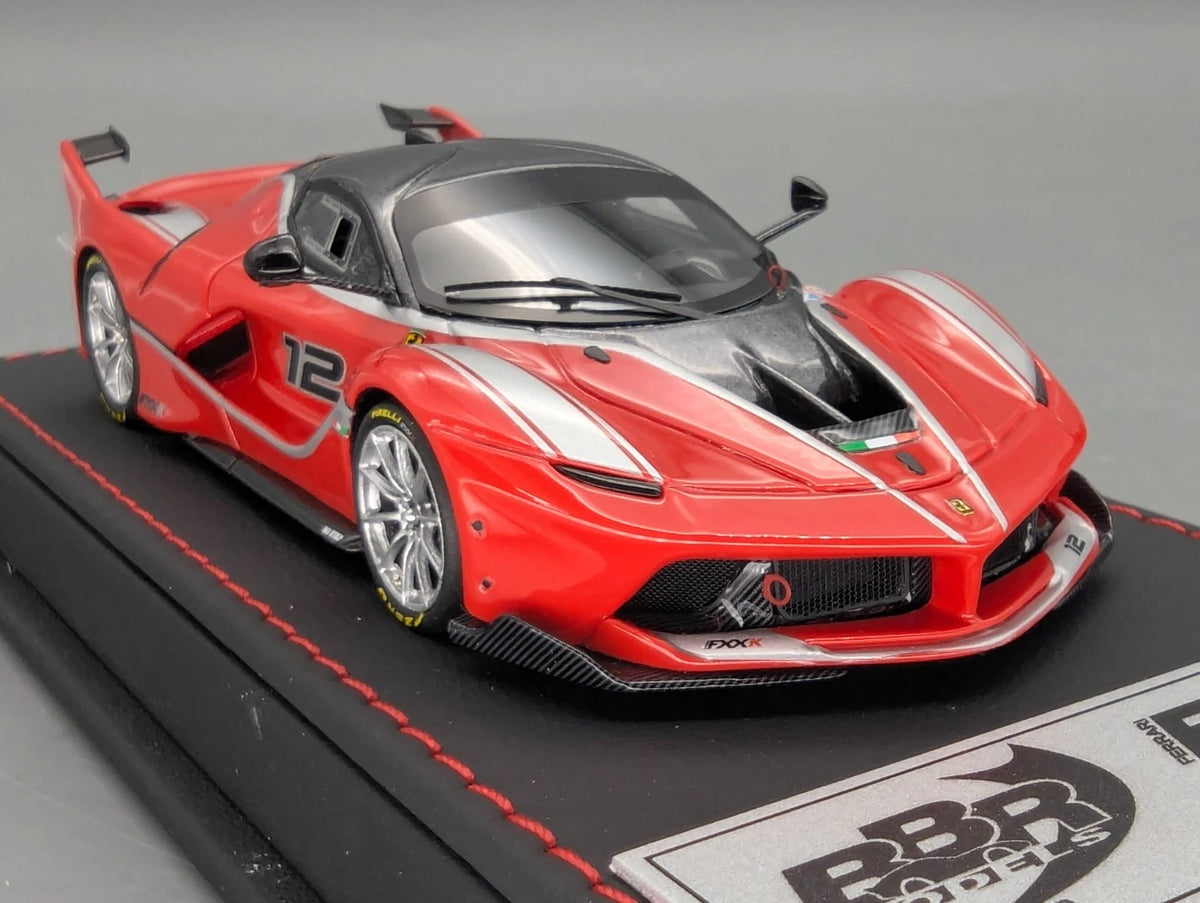 Modellautos 1:43 BBR Deluxe Ferrari FXX-K Rosso Scuderia Car #12 Ltd 01/05 OVP