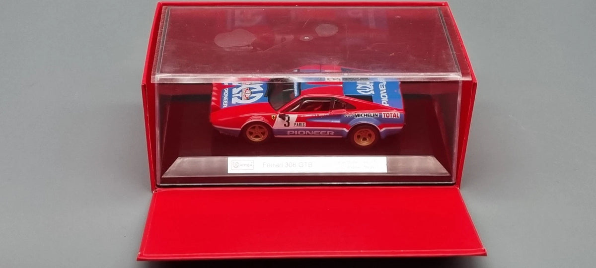 Modellautos 1:43 Bburago Racing Ferrari 308 GTB Rallye Monte Carlo 1982 #3 OVP