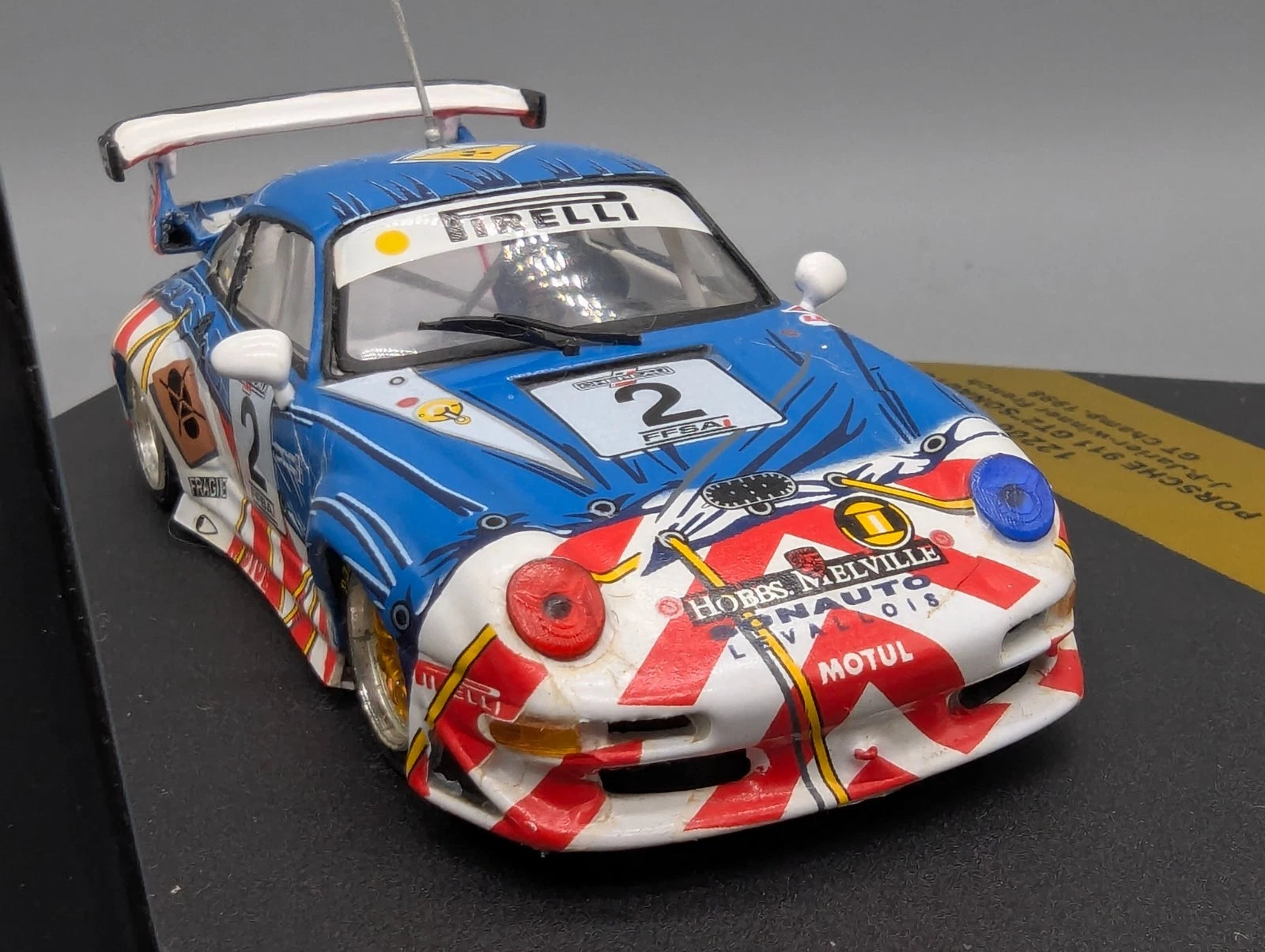 Modellautos 1:43 Sunstar Porsche 911 GT2 WINNER French GT 1998 #2 Jarrier OVP