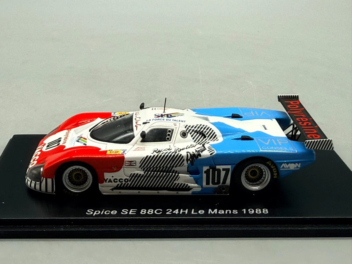 Modellautos 1:43 Spark Spice SE 88C - 24h Le Mans 1988 #107 + OVP