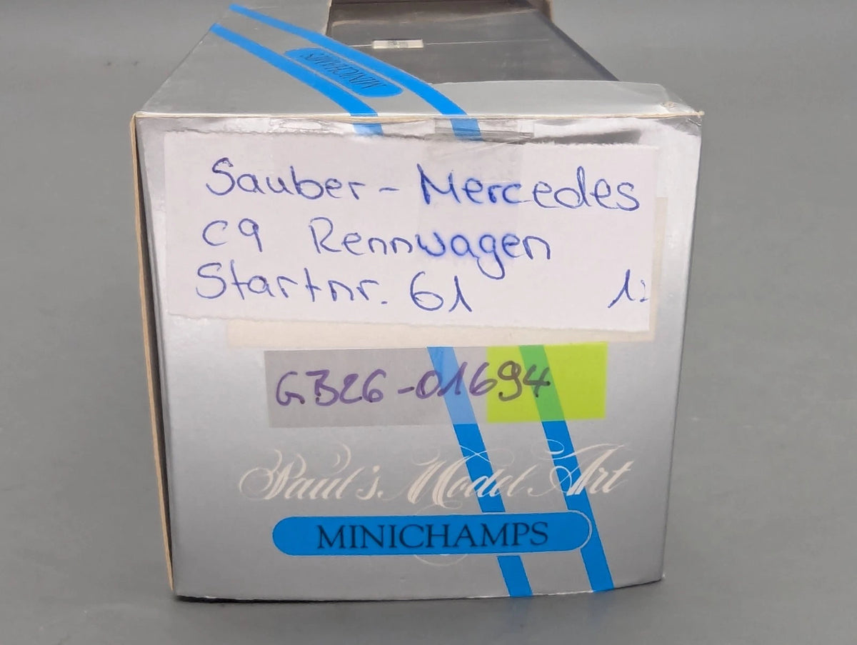 Modellauto 1:43 Minichamps Sauber Mercedes C9  #61 Mass u. A. mit OVP