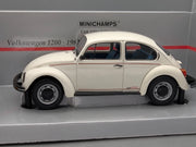 Modellautos 1:18 Minichamps Volkswagen VW Jeans Bug Käfer 1200 1983  Weiß OVP