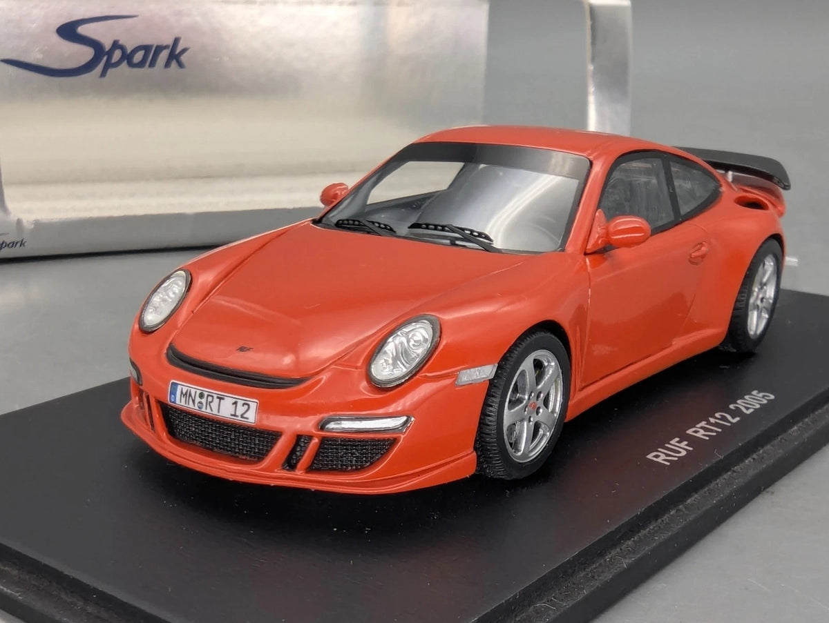 Modellautos 1:43 Spark S0704 Ruf RT12 Orange 2005 mit OVP