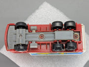 Modellautos 1:100 Majorette 214 Saviem Container + Original Majorette Vitrine