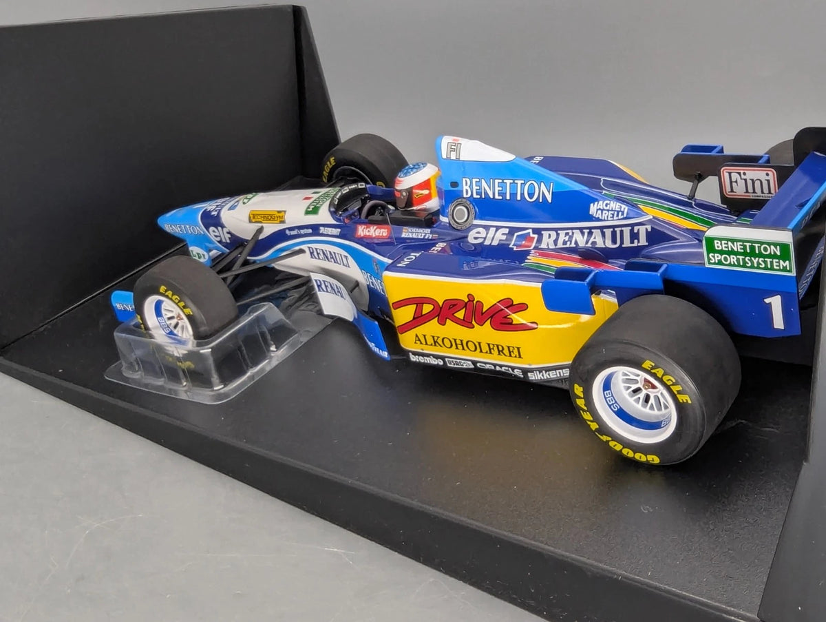 Modellautos 1:18 Minichamps Benetton Renault B195 WINNER #1 M. Schumacher OVP
