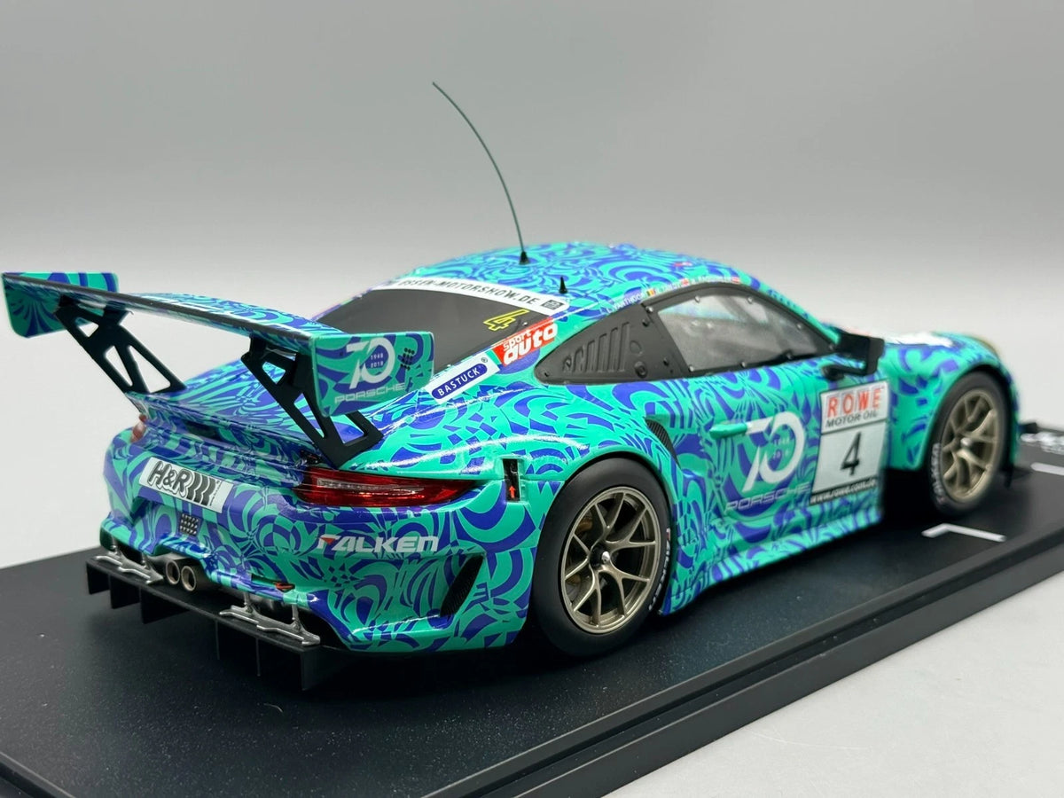 Modellautos 1:18 Ixo Porsche 911 GT3 R #4 VLN 7 Nürburgring 2018 mit OVP