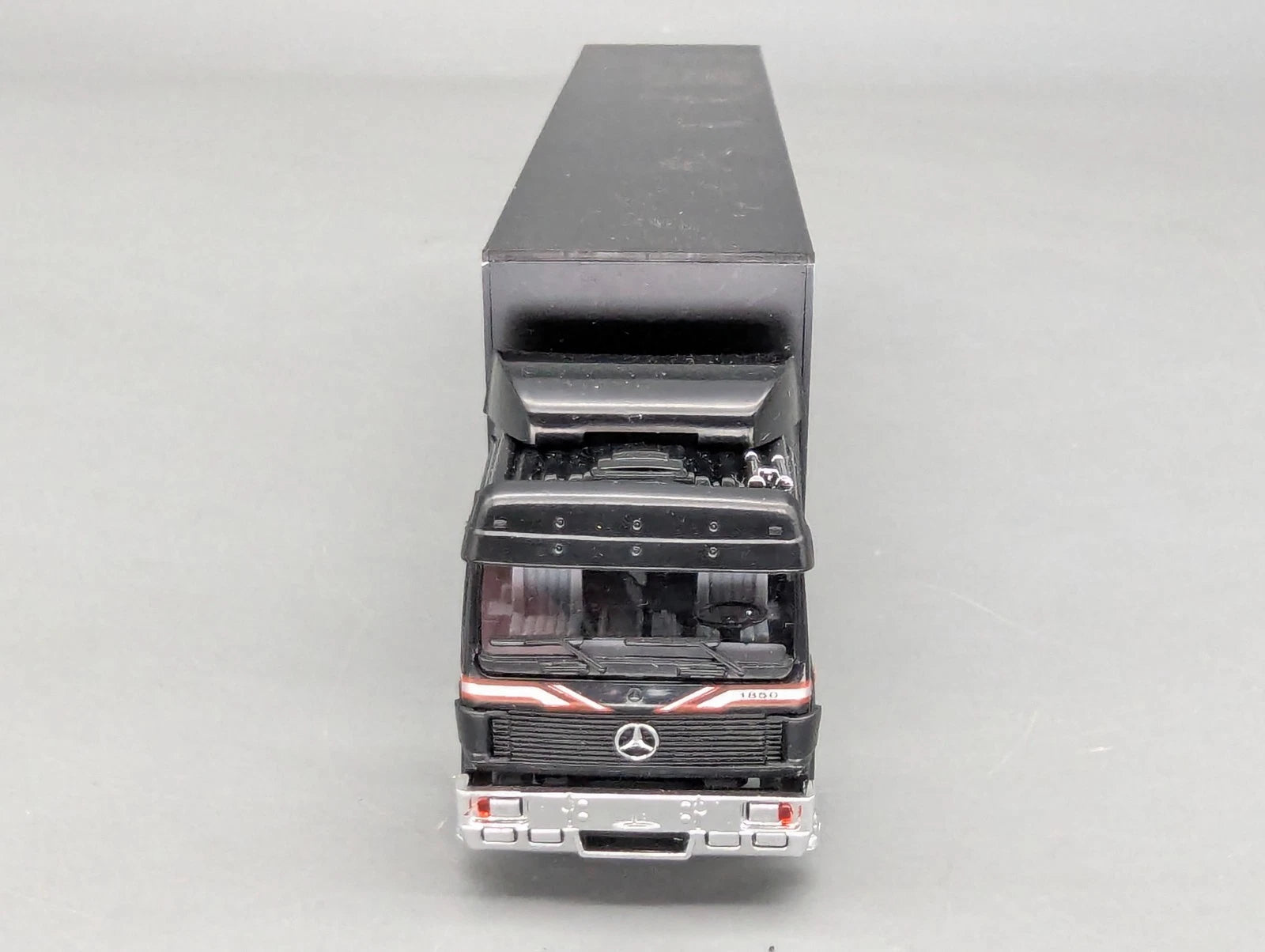 Lkw Modell 1:87 B&S Mercedes-Benz 1850 mit Kofferauflieger Nürnberg 1993 mit OVP