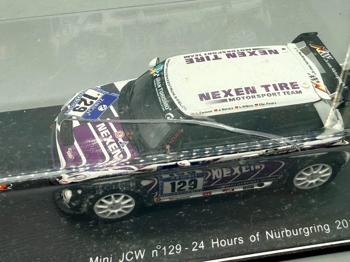 Modellautos 1:43 Spark Mini JCW #129 24h Nürburgring 2013 + OVP