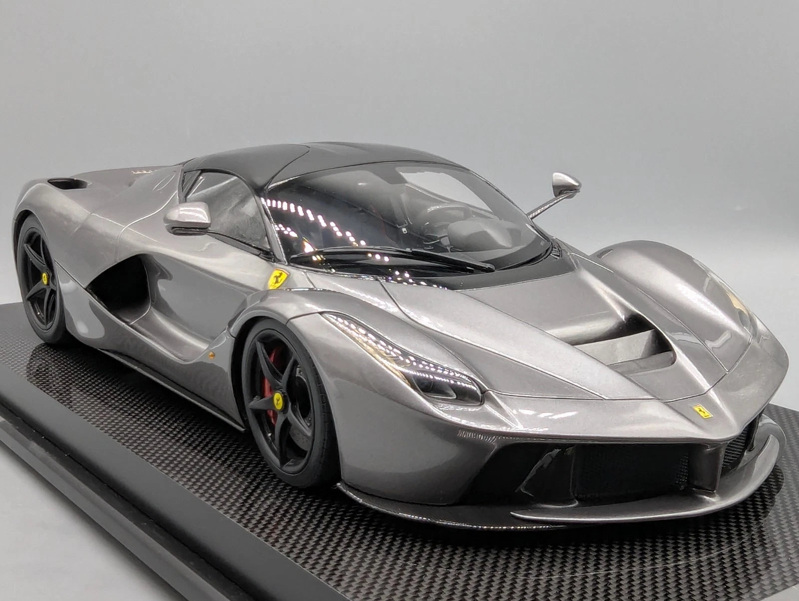 Modellautos 1:12 Amalgam Ferrari La Ferrari Ltd #01/10 Silber Zertifikat mit OVP