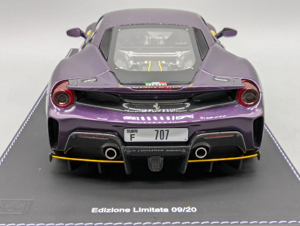 Modellautos 1:18 BBR CALSITO Ferrari 488 Pista Dubai Ltd 09/20 Stck in OVP