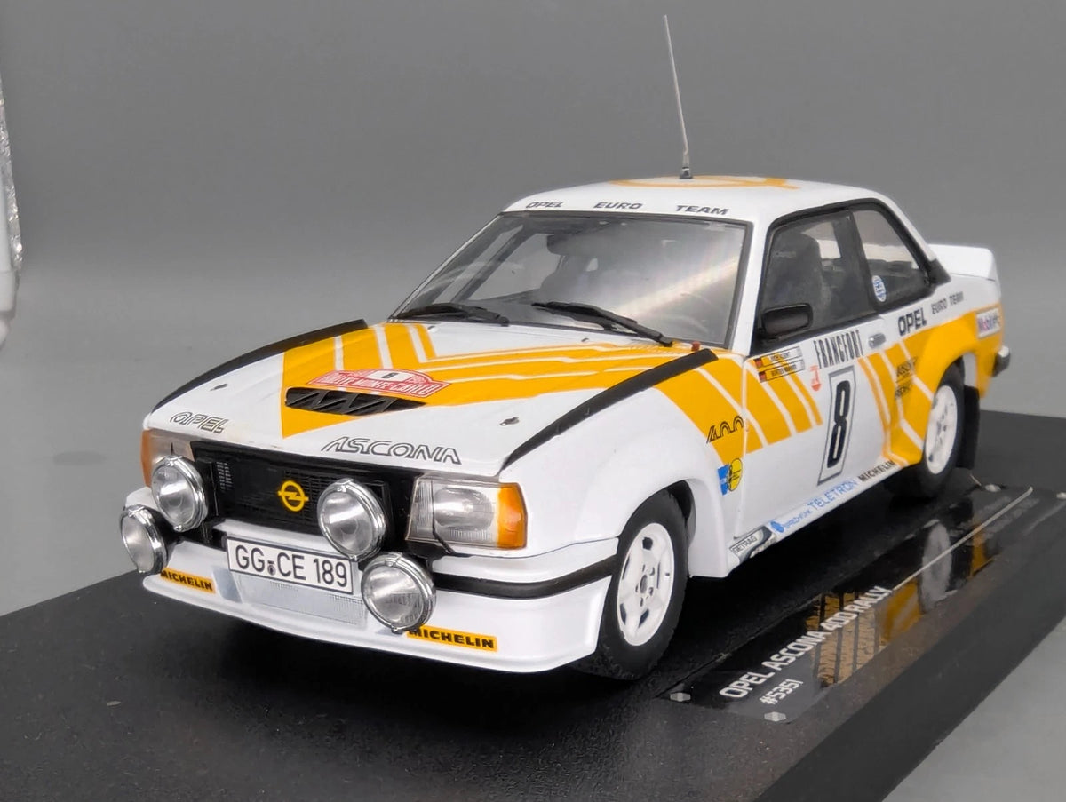 Modellautos 1:18 Sun Star Opel Ascona 400 Rallye Monte Carlo 1980 #8 mit OVP