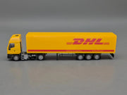 Lkw Modell 1:87 Rietze Iveco Eurostar Sattelzug DHL in Vitrine mit OVP
