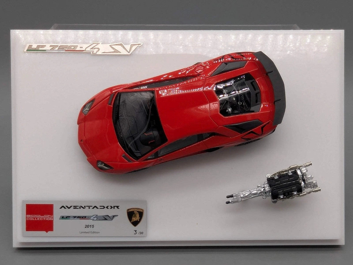 Eidolon Make Up 1:43 Lamborghini Aventador LP750-4 SV 2015 Engine Set 03/30 OVP