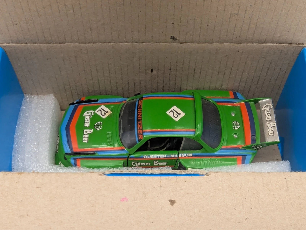 Modellautos 1:43 Solido BMW 3.0 CLS Gösser Beer #12 Quester Nielsson Built Kit