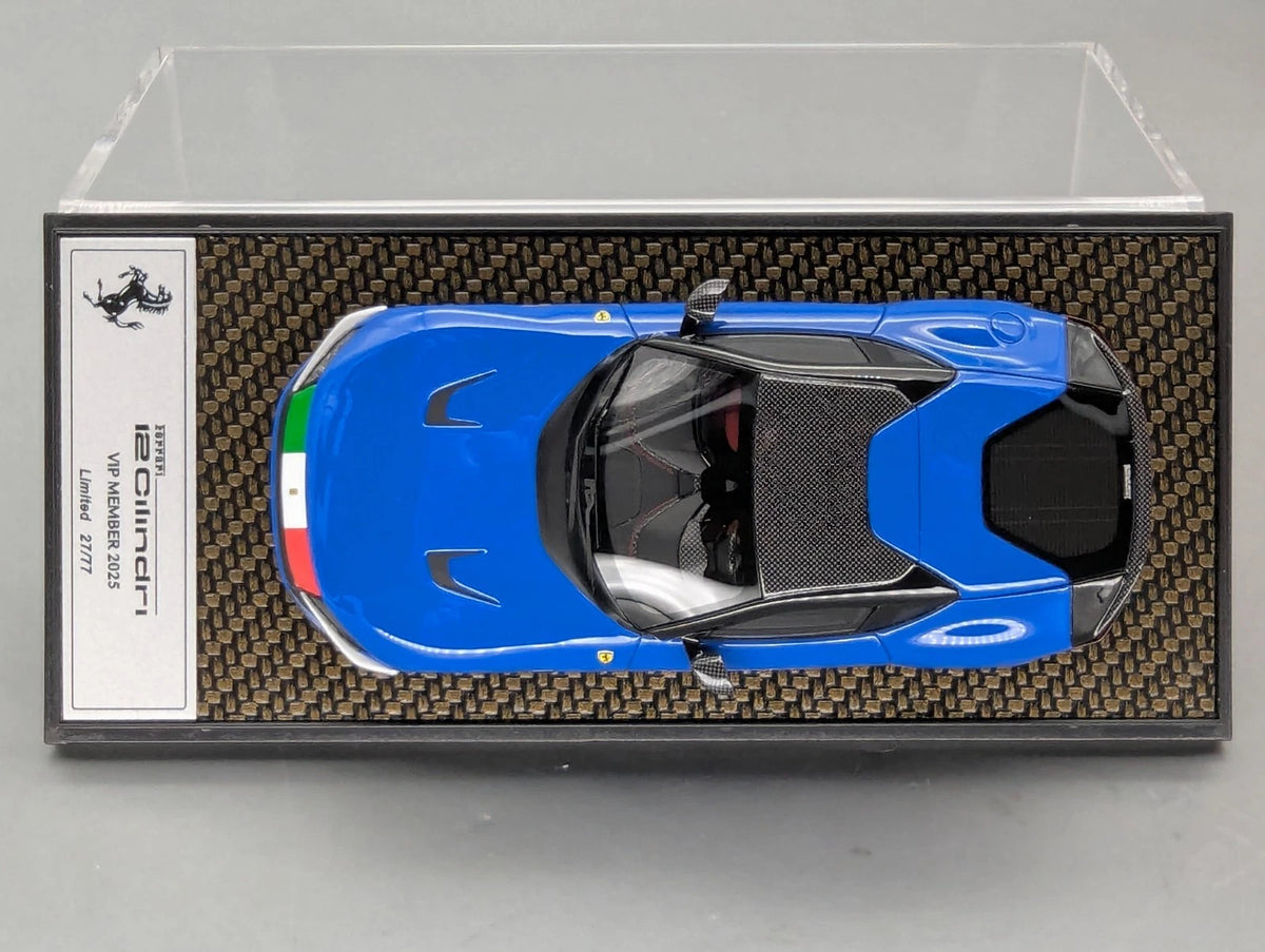 Modellautos 1:43 BBR Ferrari 12Cilindri Azzurro Dino VIP Modell 2025 27/77 OVP