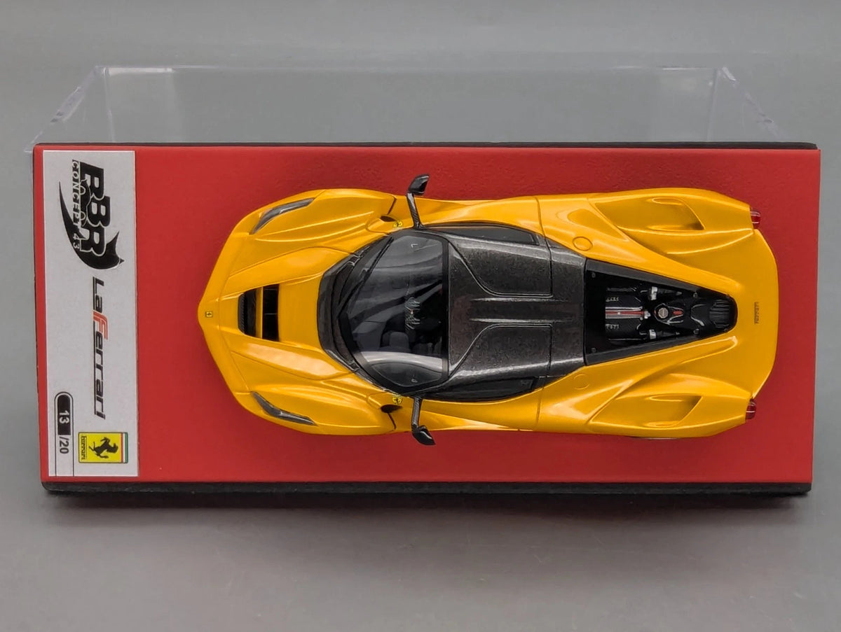 Modellautos 1:43 BBR Concept43 Ferrari LaFerrari Gelb Ltd 13/20 OVP