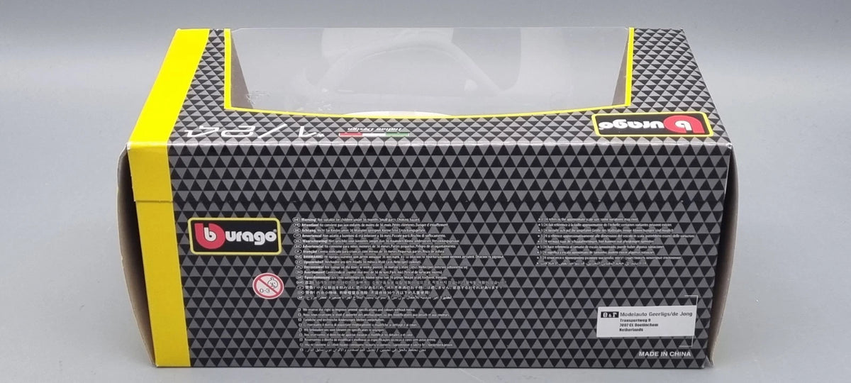 Modellautos 1:24 Bburago Fiat 500e weiß 2023 OVP