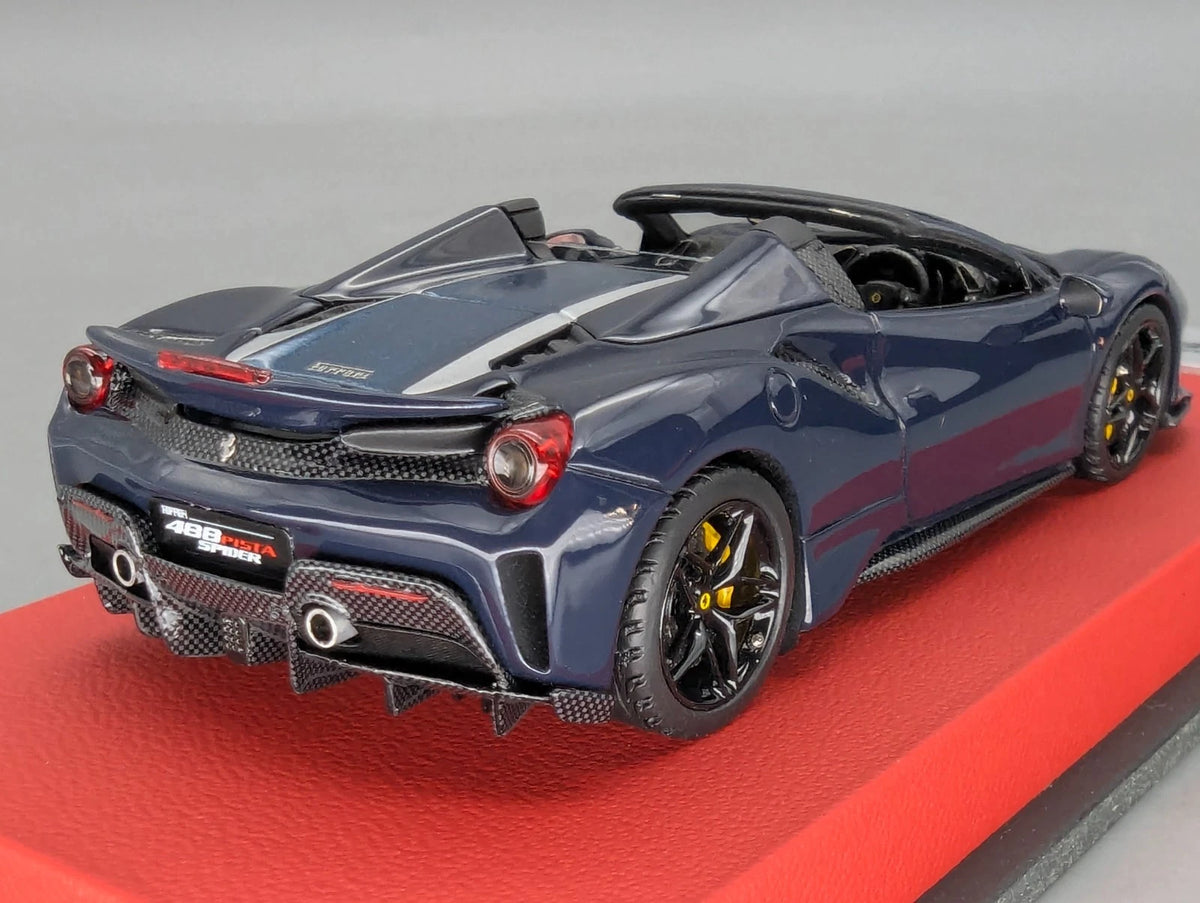 Modellautos 1:43 BBR Concept43 Ferrari 488 Pista Spider RHD Blu P. Ltd 01/20 OVP