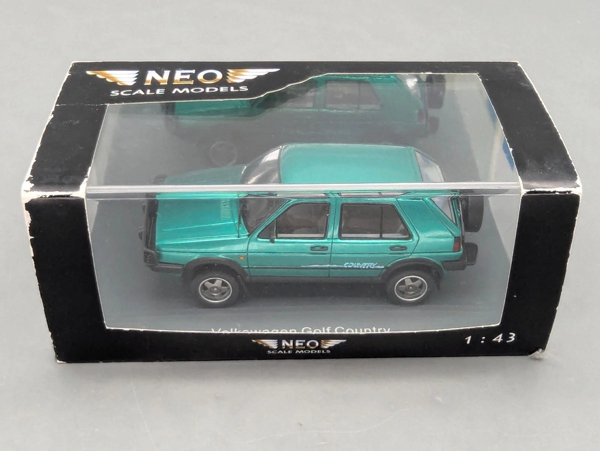 Modellautos 1:43 Neo Scale Models 43753 Volkswagen VW Golf Country Grün mit OVP