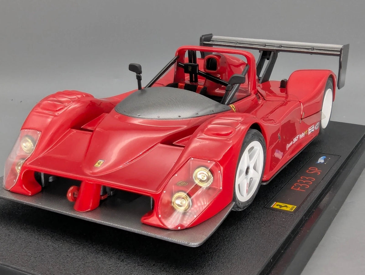 Modellautos 1:18 Hot Wheels Elite Ferrari F333 SP Red in OVP