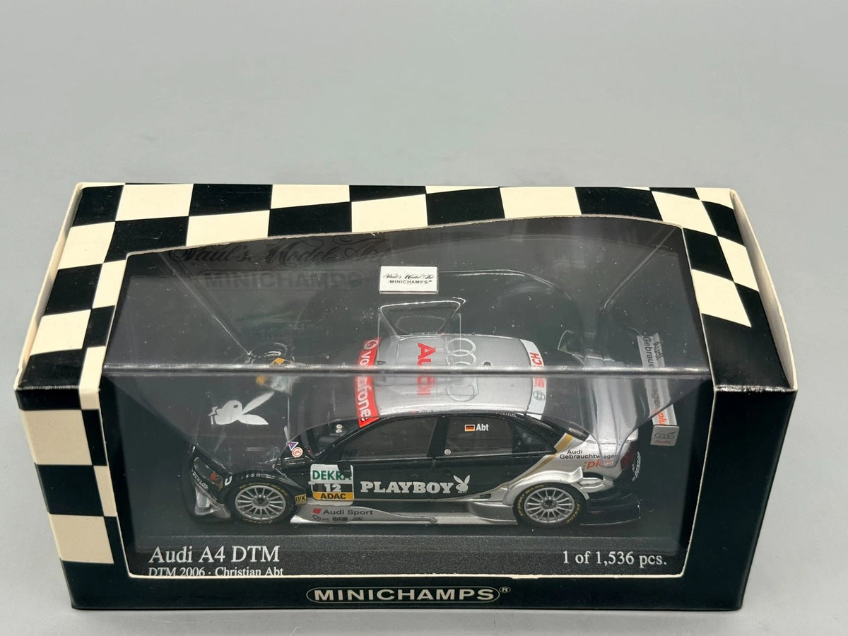 Modellautos 1:43 Minichamps Audi A4 DTM 2006 Team Phoenix C. Abt #12 mit OVP