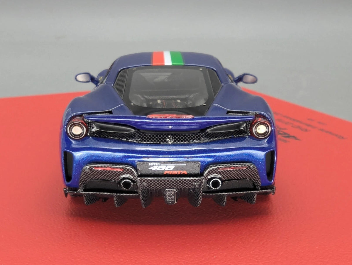 Modellautos 1:43 BBR Ferrari 488 Pista RHD Blu TdF 2019 Romans 2020 Ltd 1/5 OVP