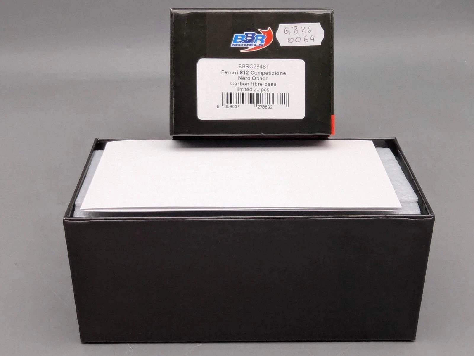 Modellautos 1:43 BBR Concept43 Ferrari 812 Competizione Nero Ltd 04/20 mit OVP