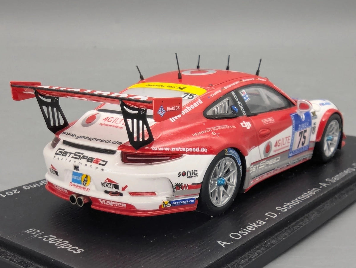 Modellautos 1:43 Spark SG203 Porsche 911 GT3 Cup 24H Nürburgring 2015 #75 OVP