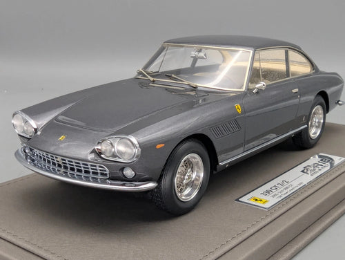 Modellautos 1:18 BBR Ferrari 330 GT 2+2 Limitiert 1/48 Lederplatte Vitrine OVP