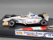 Modellautos 1:43 Hot Wheels Racing Stewart Ford sf3 #16 R. Barichello mit OVP