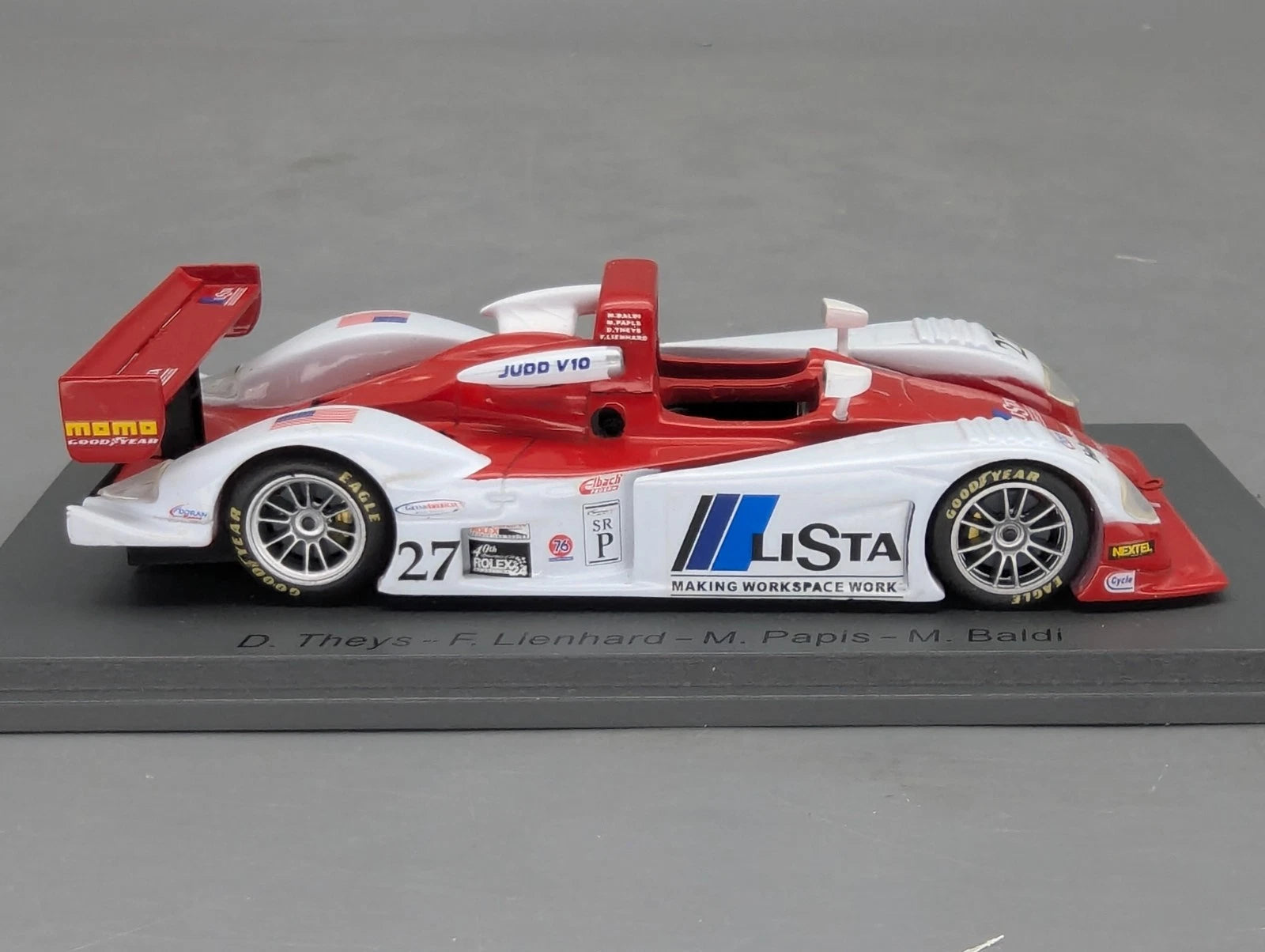 Modellautos 1:43 Spark Dallara Judd WINNER 24h Daytona 2002 #27 mit OVP