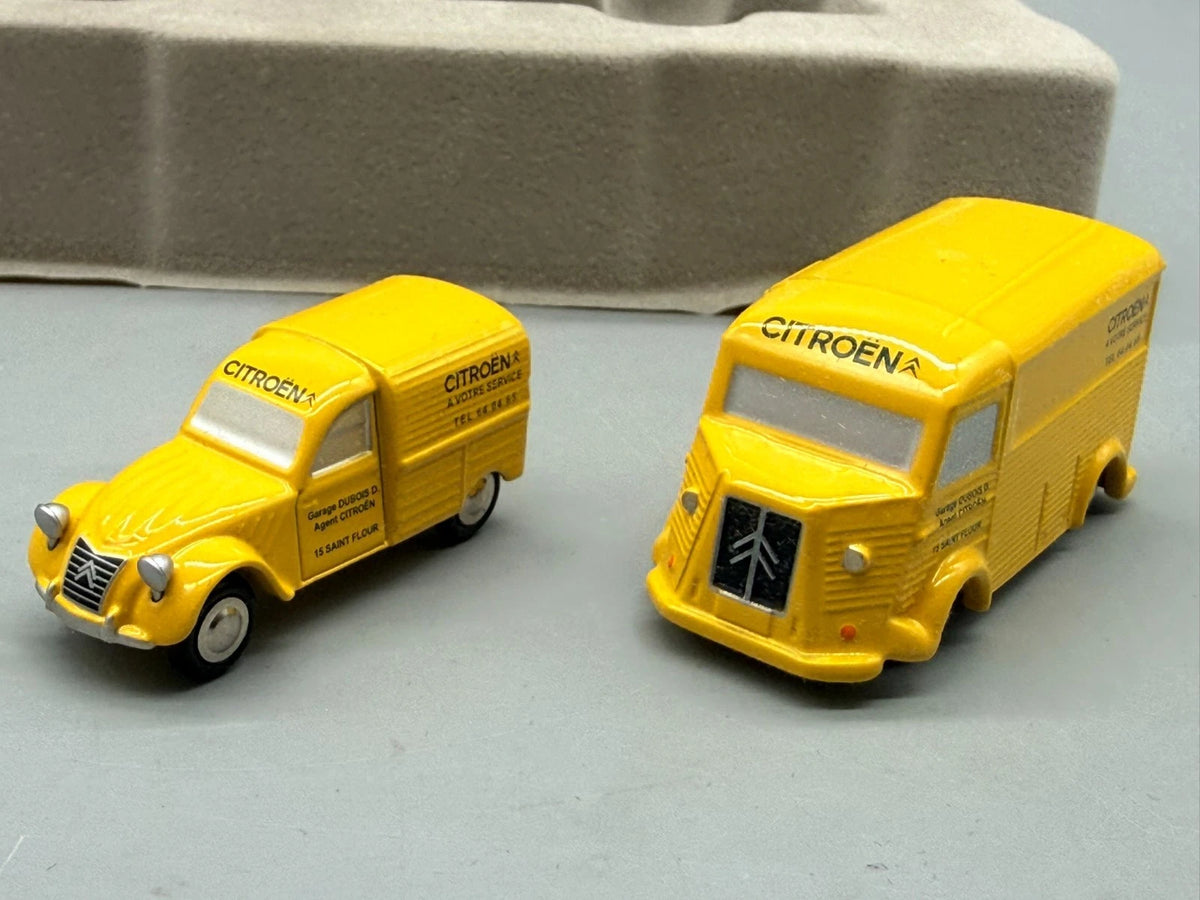 Modellautos 1:90 Schuco Piccolo 2er-Set Citroen Kundendienst in OVP