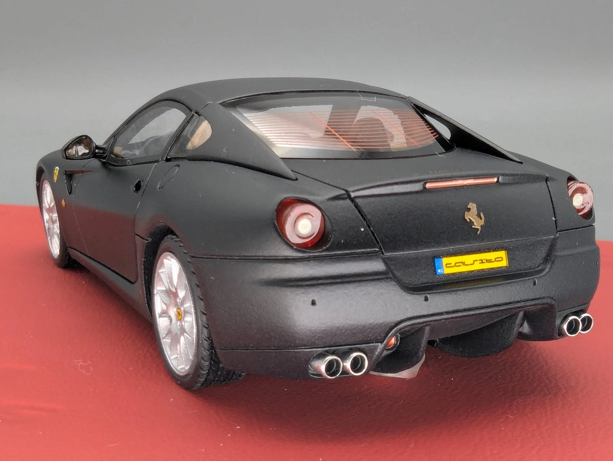 Modellautos 1:43 BBR Calsito Ferrari 599 GTB Fiorano Matt Schwarz Ltd 17/20 OVP